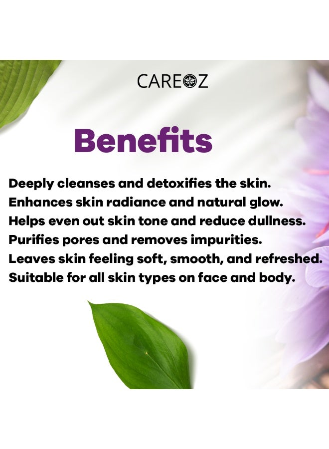 CAREOZ Rose + Saffron Detox & Glow All-Over Mask Duo - Image 3